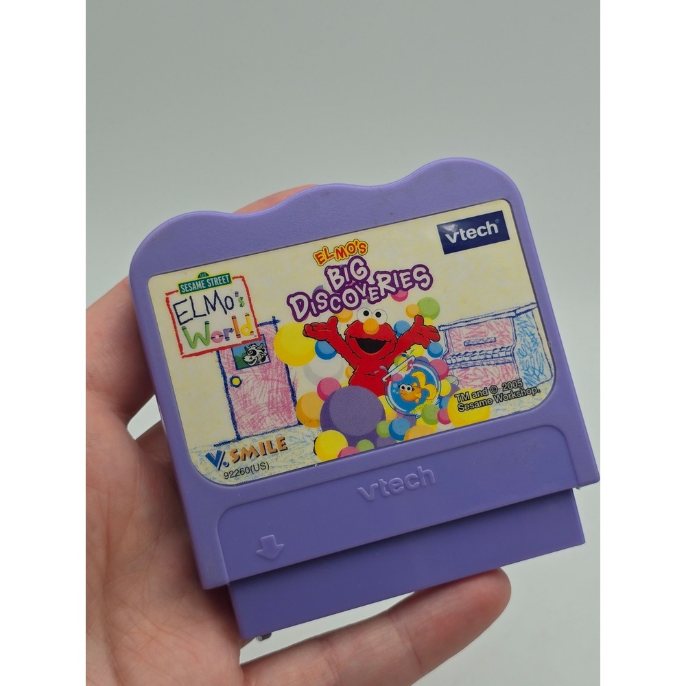 VTech V.Smile Elmo's Big Discoveries Smartridge Game Sesame Street 92260